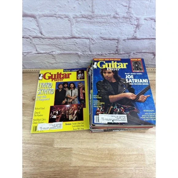 GUITAR PLAYER MAGAZINE, LOT OF 12! Complete! 1988. Clapton, Nugent And More